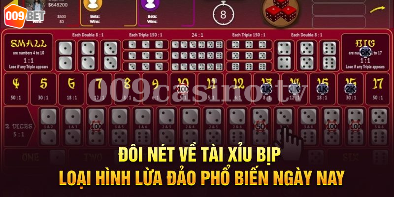 009bet - Đôi nét về tài xỉu bịp - loại hình lừa đảo phổ biến ngày nay