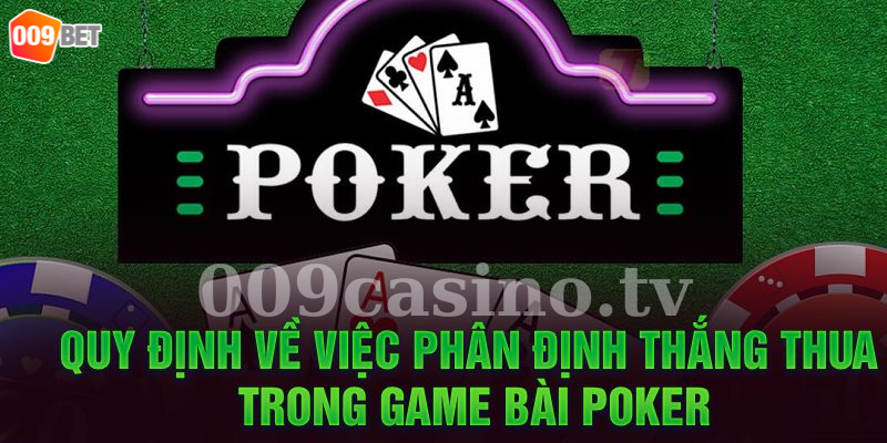 009bet - Luật chơi Poker